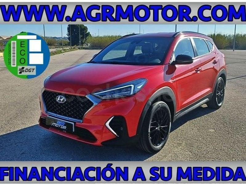 Usado Hyundai Tucson N Line 136 CV (100 kW) 2020 Rojo SUV