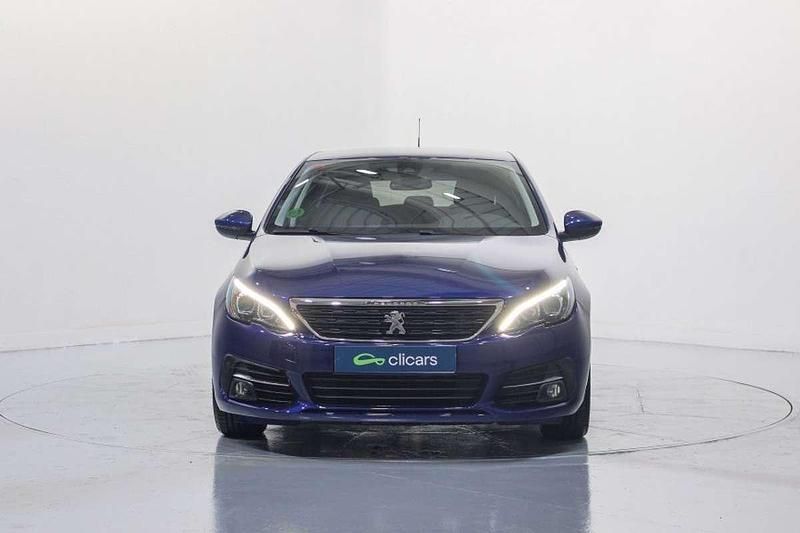 Usado Peugeot 308 Style 99 CV (72 kW) 2018 Azul Utilitario