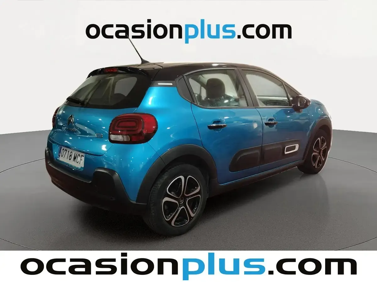 Usado Citroën C3 Feel 110 CV (80 kW) 2022 Azul Utilitario