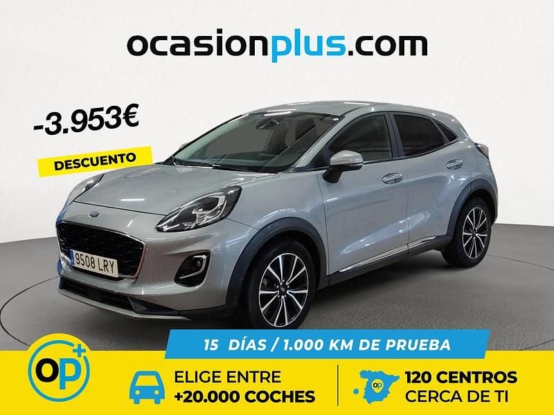 Usado Ford Puma Titanium 120 CV (88 kW) 2021 Gris Recogida