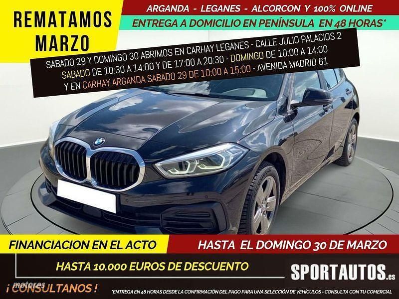Negro Usado 2020 BMW 116 Advantage Utilitario | 16.890 € (Buen precio) - Imagen 1/4