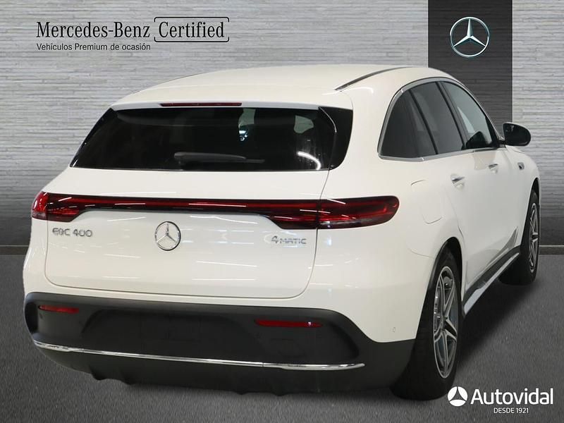 Usado Mercedes EQC400 300 kW (408 CV) 2023 Blanco SUV