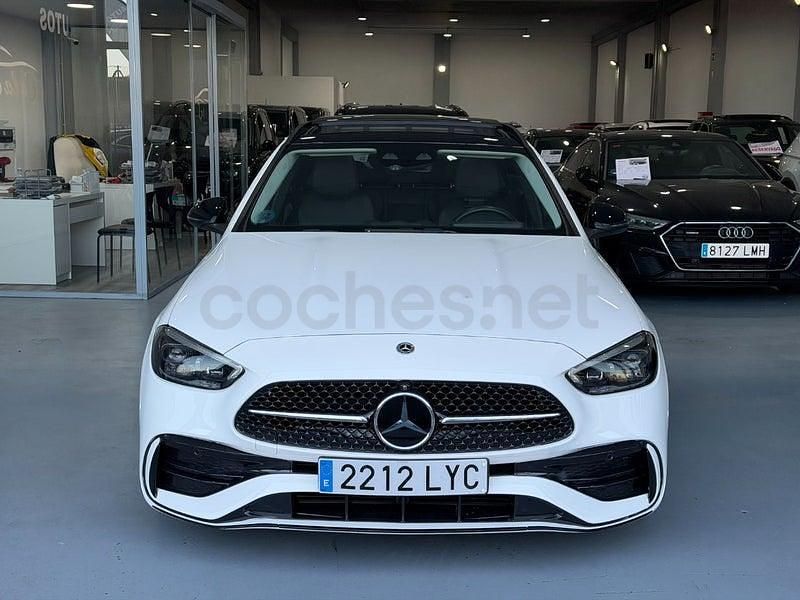 Usado Mercedes C200 163 CV (119 kW) 2022 Blanco Familiar