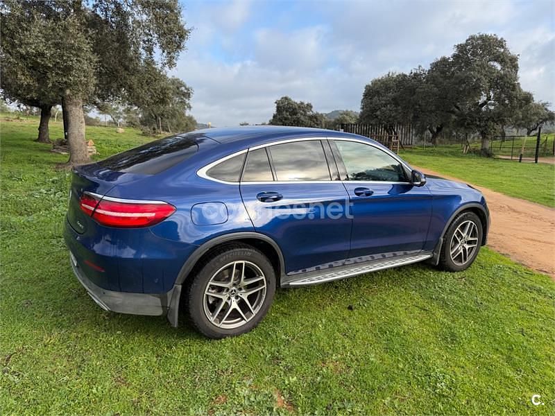 Usado Mercedes GLC250 204 CV (150 kW) 2017 Azul Coupe