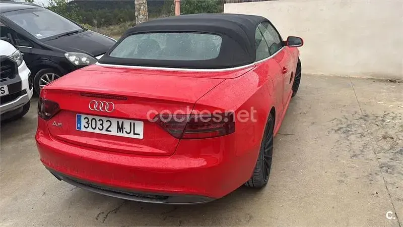 Usado Audi A5 Cabriolet S-Line 170 CV (125 kW) 2011 Rojo Descapotable