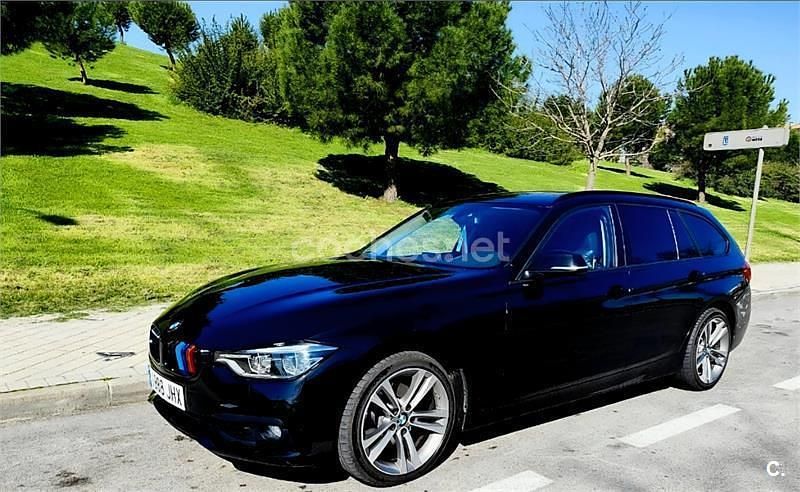 Usado BMW 320 184 CV (135 kW) 2015 Negro Familiar