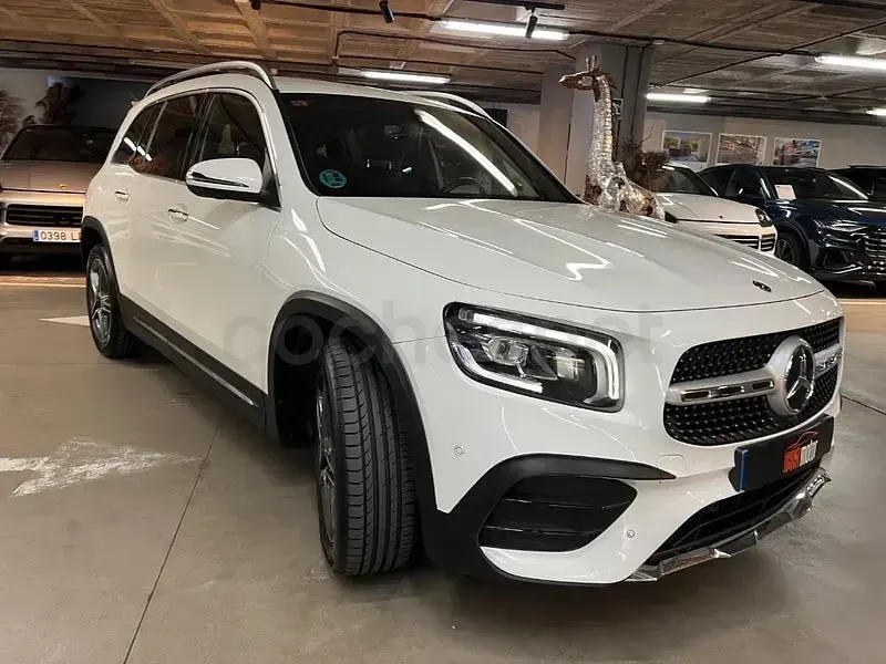 Usado Mercedes GLB200 150 CV (110 kW) 2021 Blanco SUV