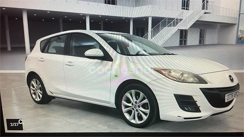 Usado Mazda 3 Active 105 CV (77 kW) 2009 Blanco Berlina