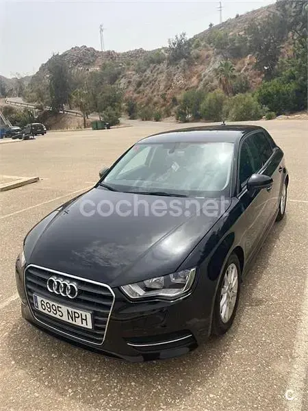 Usado Audi A3 110 CV (80 kW) 2016 Negro Berlina