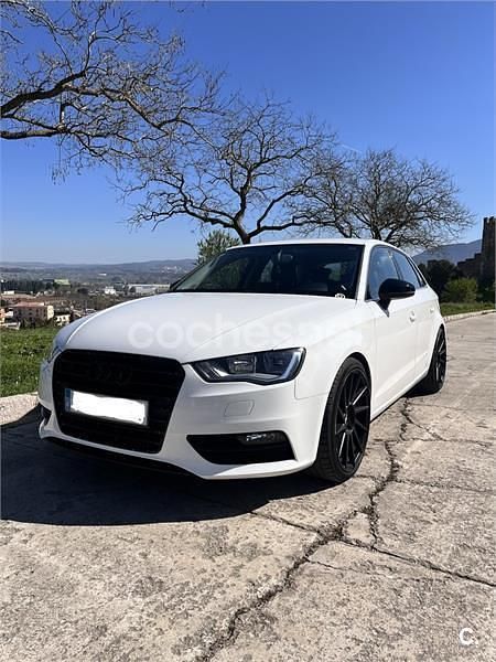 Usado Audi A3 Ambition 180 CV (132 kW) 2014 Blanco Berlina
