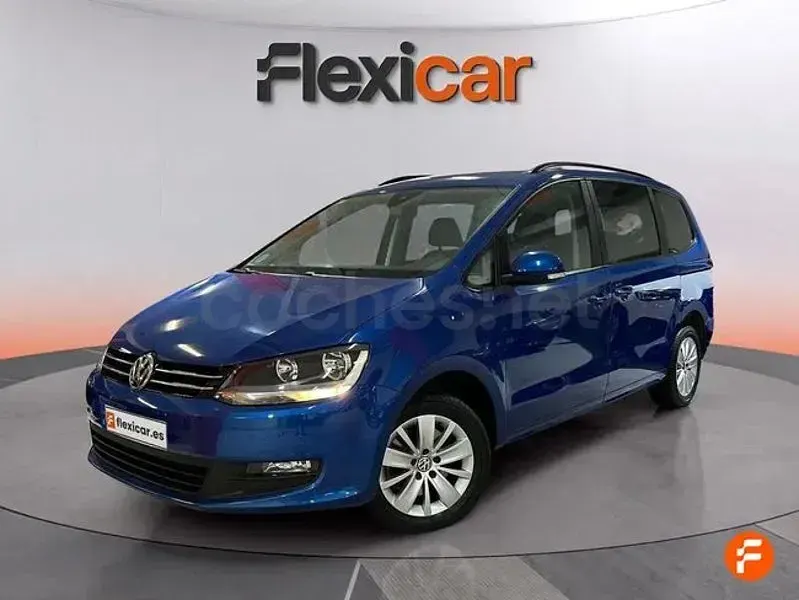 Usado VW Sharan Edition 150 CV (110 kW) 2018 Azul Monovolumen