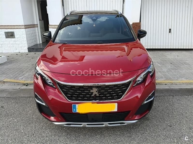 Usado Peugeot 3008 GT-line 130 CV (95 kW) 2018 Granate SUV