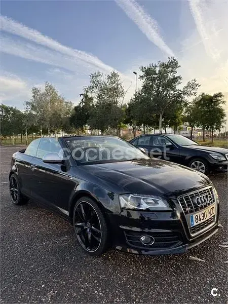 Usado Audi A3 Cabriolet Ambition 105 CV (77 kW) 2008 Negro Descapotable