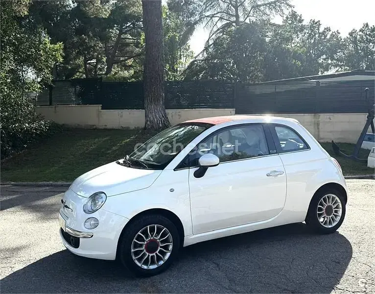 Usado Fiat 500C Lounge 69 CV (50 kW) 2012 Blanco Descapotable