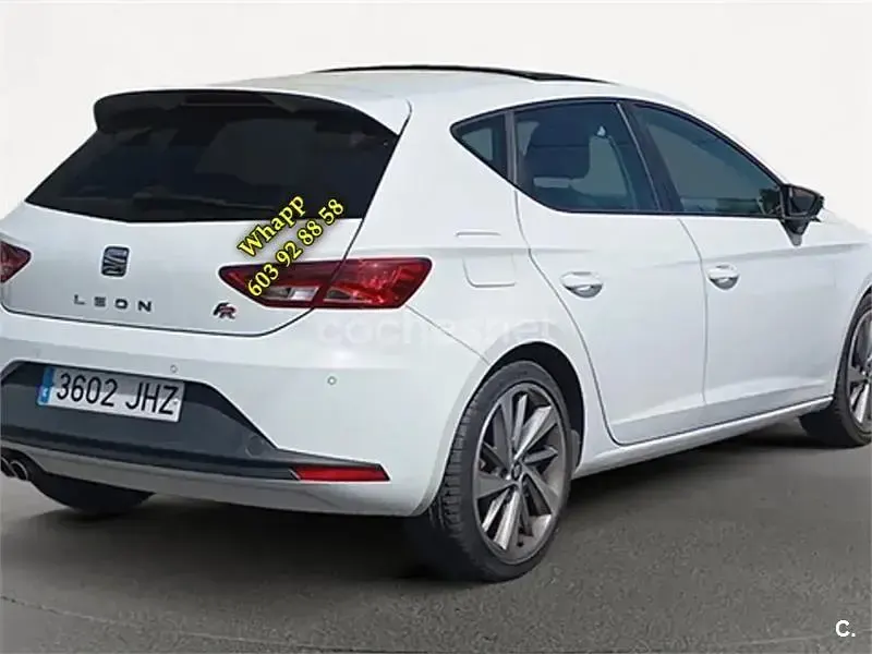 Usado Seat Leon CONNECT 150 CV (110 kW) 2015 Blanco Berlina