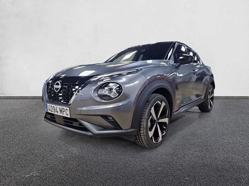 Skyline grey + midnight black Usado 2024 Nissan Juke Tekna SUV | 28.500 € (Un poco caro) - Imagen 1/4