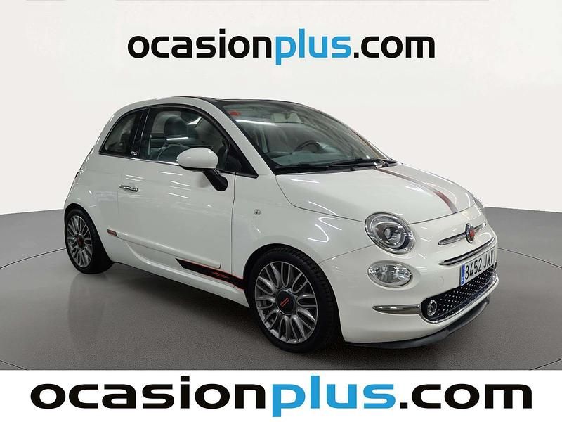 Usado Fiat 500C Lounge 69 CV (50 kW) 2016 Blanco Descapotable