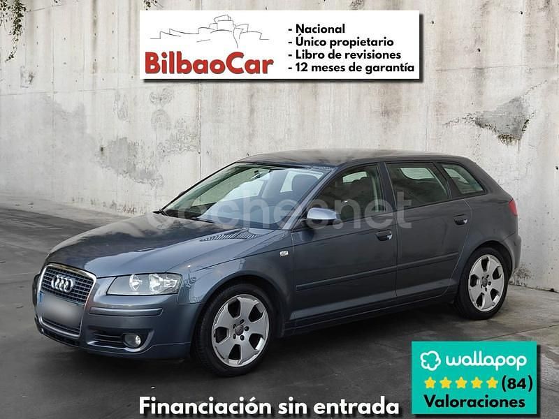 Gris / plata Usado 2007 Audi A3 Ambition Berlina | 8800 € (Un poco caro) - Imagen 1/4