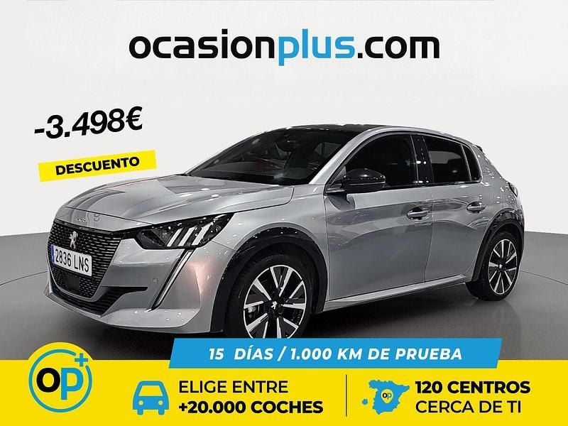 Usado Peugeot 208 GT-line 100 CV (73 kW) 2021 Gris / plata Utilitario