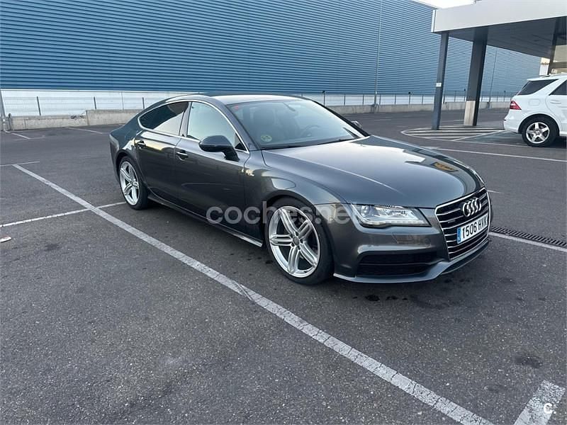 Usado Audi A7 Sportback S-Line 245 CV (180 kW) 2014 Gris / plata Utilitario