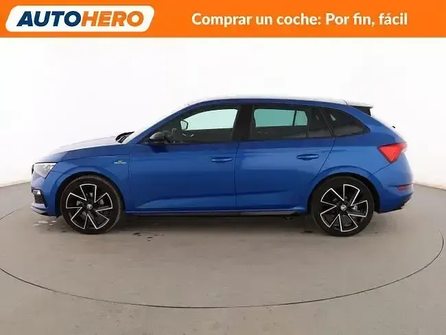 Usado Skoda Scala Monte Carlo 150 CV (110 kW) 2022 Azul Utilitario