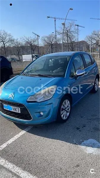 Usado Citroën C3 68 CV (50 kW) 2012 Azul Berlina
