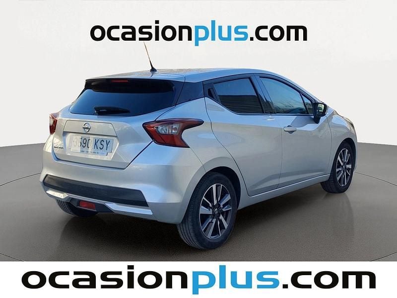 Usado Nissan Micra Acenta 100 CV (73 kW) 2019 Gris plata Utilitario