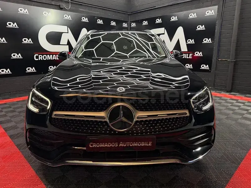 Usado Mercedes GLC220 194 CV (142 kW) 2022 Negro SUV