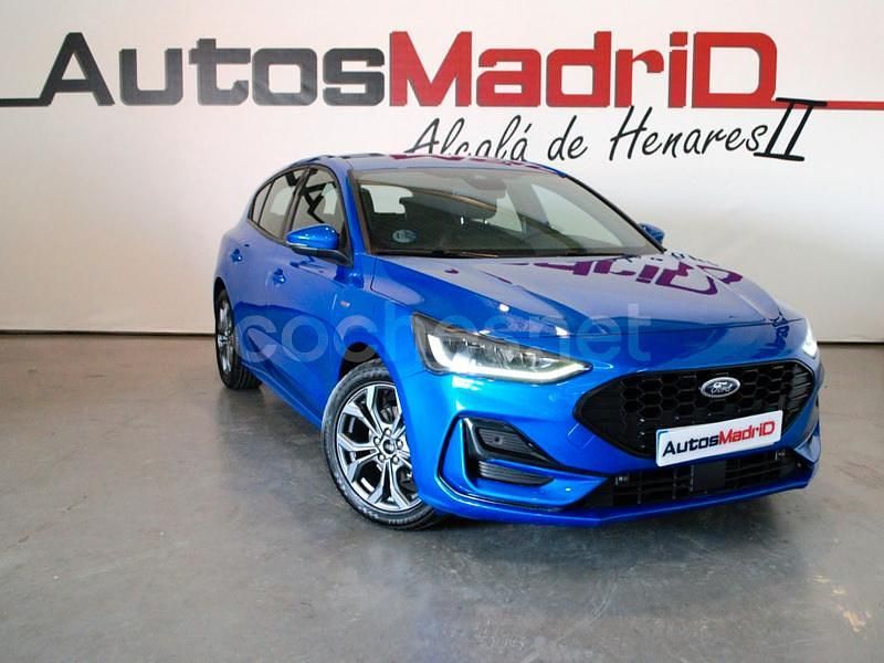 Azul Usado 2023 Ford Focus ST-Line Berlina | 18.490 € (Precio justo) - Imagen 1/4