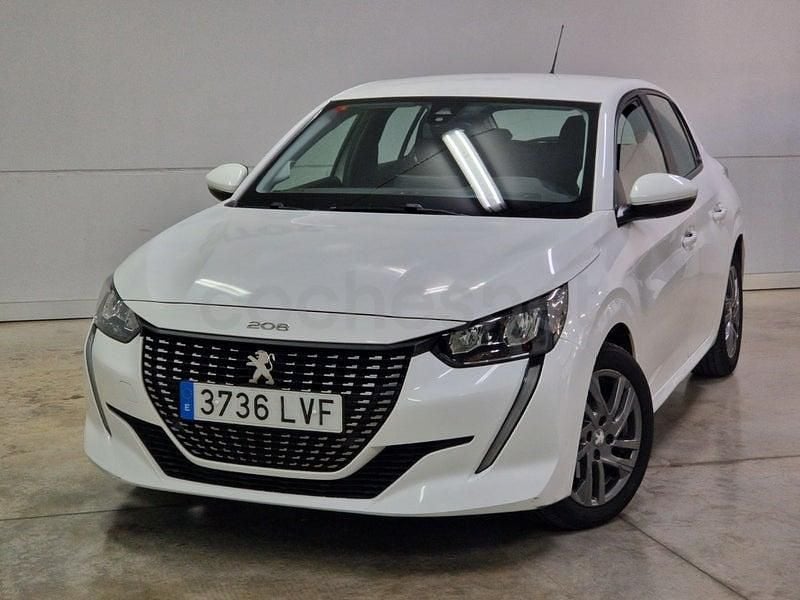 Usado Peugeot 208 Active 100 CV (73 kW) 2021 Blanco Utilitario
