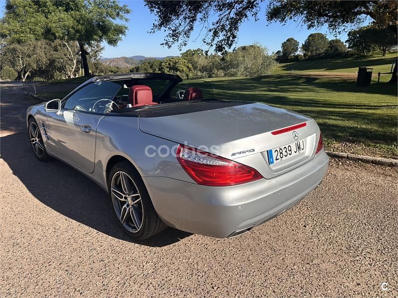 Usado Mercedes SL400 333 CV (244 kW) 2016 Gris / plata Descapotable