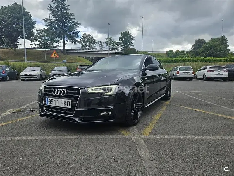 Usado Audi A5 Sportback S-Line 211 CV (155 kW) 2012 Negro Utilitario