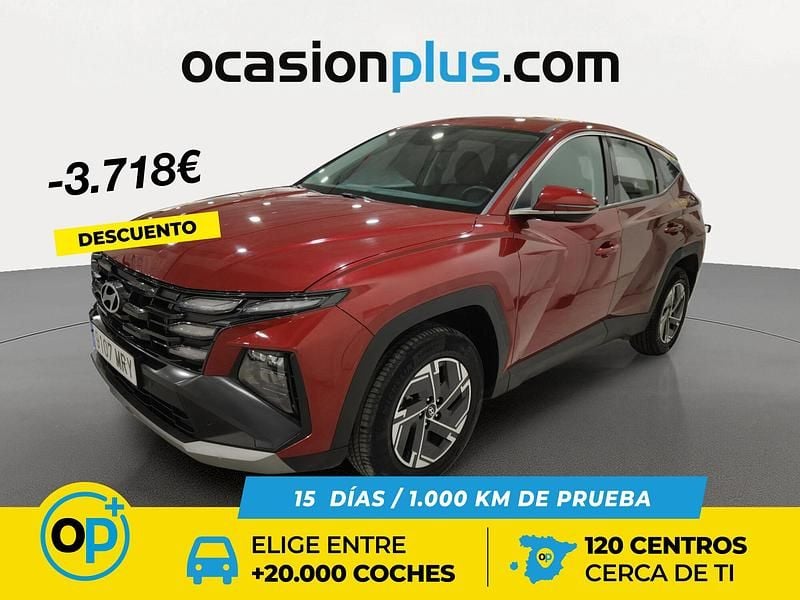 Rojo Usado 2024 Hyundai Tucson SUV | 29.900 € (Precio justo) - Imagen 1/4