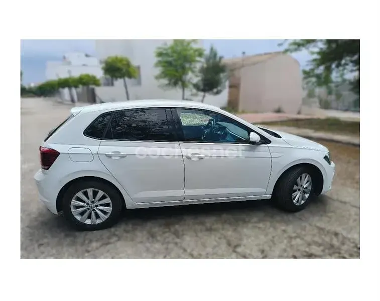 Usado VW Polo Sportline 95 CV (69 kW) 2019 Blanco Utilitario