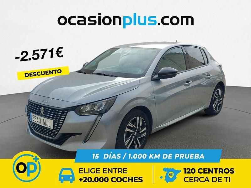 Usado Peugeot 208 Allure 100 CV (73 kW) 2023 Gris Utilitario