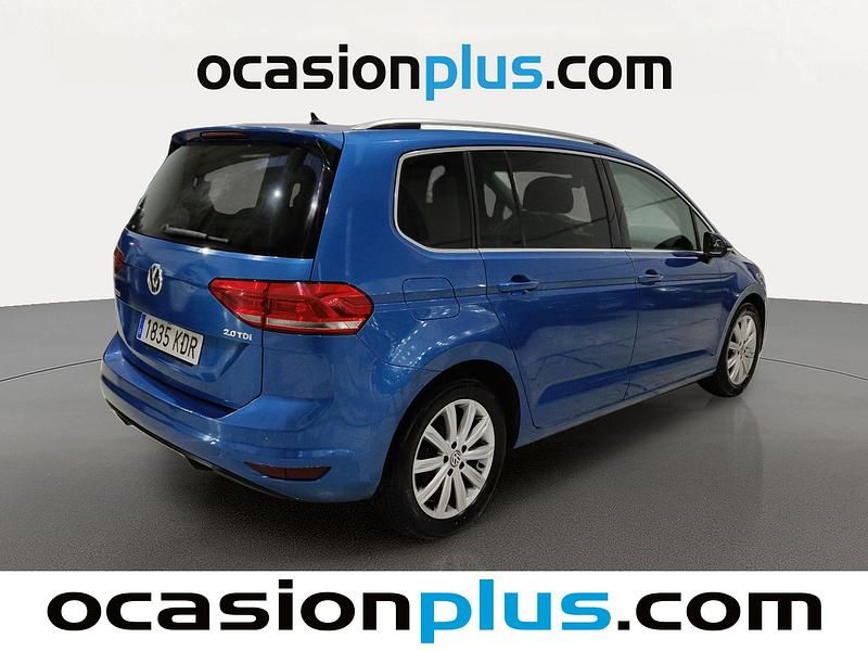 Usado VW Touran Sportline 150 CV (110 kW) 2017 Azul Monovolumen