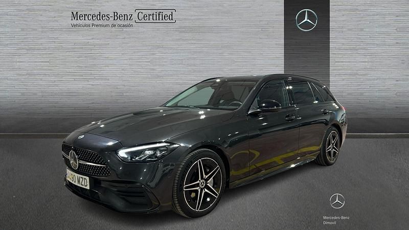 Usado Mercedes C220 AMG line 200 CV (147 kW) 2025 Gris grafito Familiar