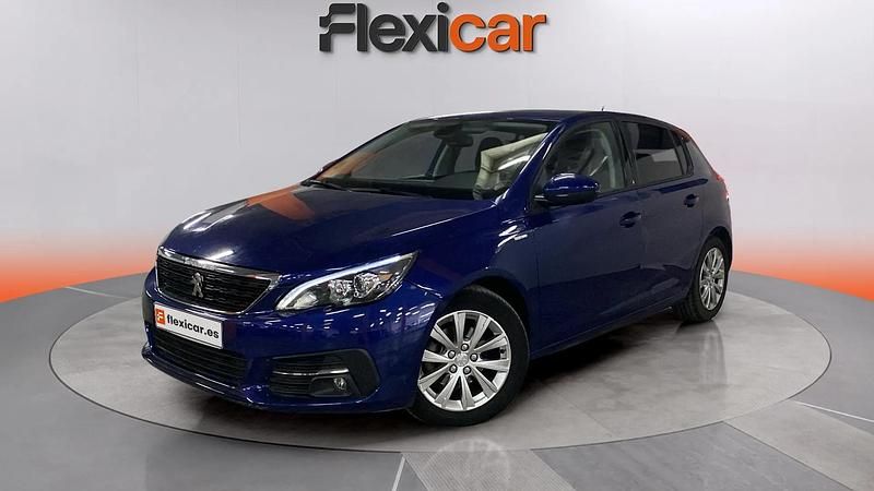 Usado Peugeot 308 Access 131 CV (96 kW) 2020 Azul Utilitario