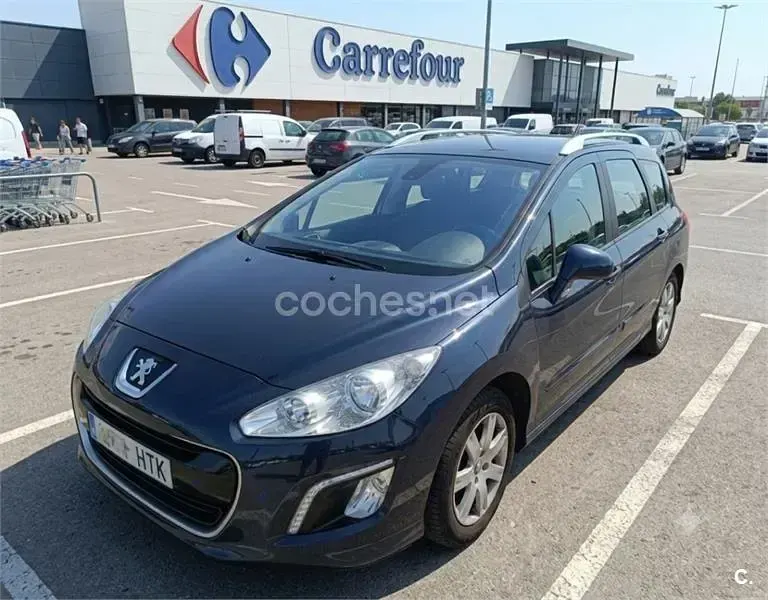 Usado Peugeot 308 SW Active 115 CV (84 kW) 2013 Azul Familiar