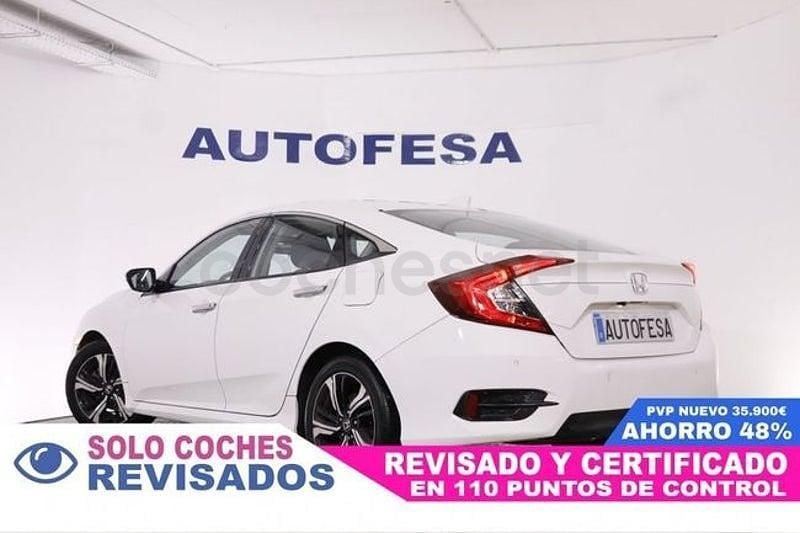 Usado Honda Civic Elegance 120 CV (88 kW) 2018 Blanco Berlina