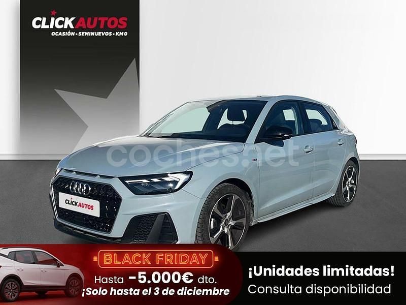 Gris / plata Usado 2024 Audi A1 Sportback Comfort Utilitario | 23.000 € (Precio justo) - Imagen 1/4