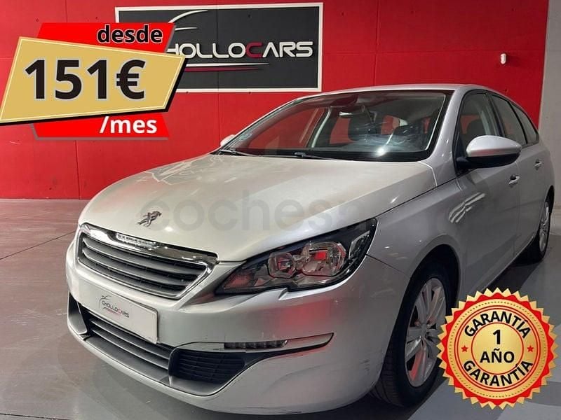 Blanco Usado 2015 Peugeot 308 SW Active Familiar | 7497 € (Precio justo) - Imagen 1/4