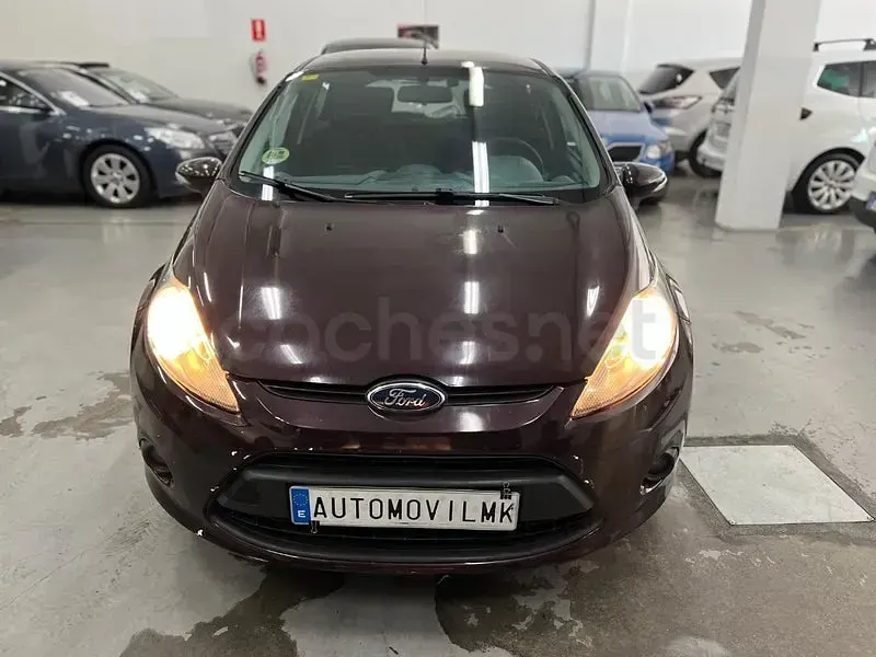 Usado Ford Fiesta Trend 70 CV (51 kW) 2011 Granate Berlina