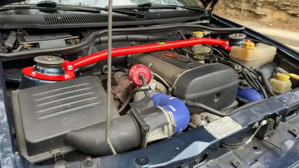 Usado Ford Escort 227 CV (166 kW) 1995 Azul Utilitario