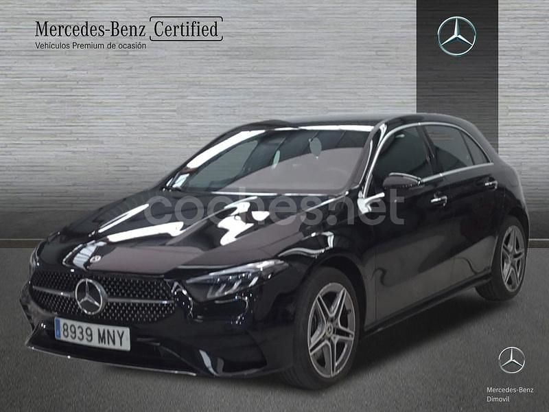 Negro noche Usado 2024 Mercedes A250 AMG line Berlina | 34.900 € (Precio justo) - Imagen 1/4