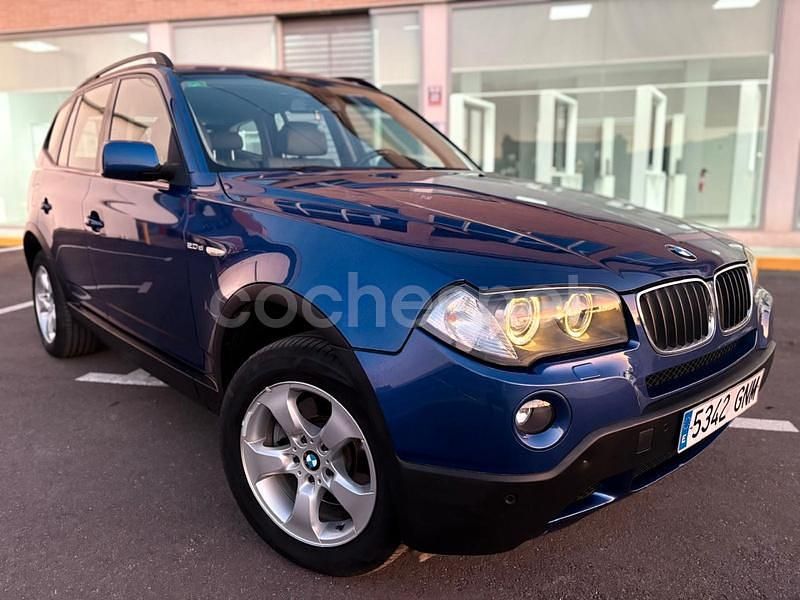 Azul Usado 2009 BMW X3 SUV | 6499 € (Buen precio) - Imagen 1/4