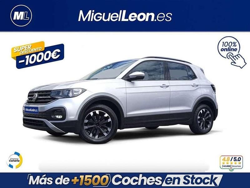Gris Usado 2021 VW T-Cross Edition SUV | 15.985 € (Precio justo) - Imagen 1/3