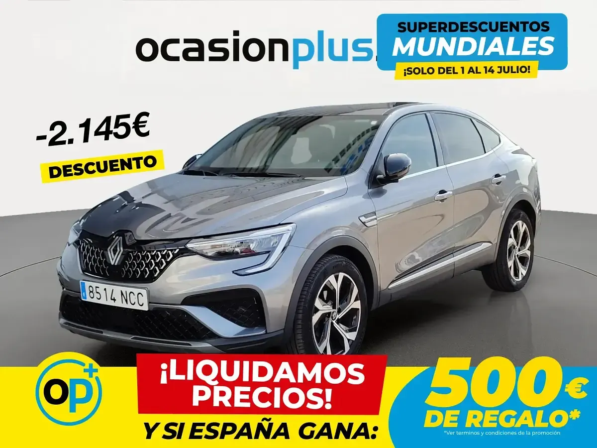 Usado Renault Arkana Techno 140 CV (102 kW) 2025 Gris SUV