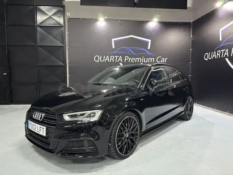 Usado Audi A3 190 CV (139 kW) 2020 Negro Berlina
