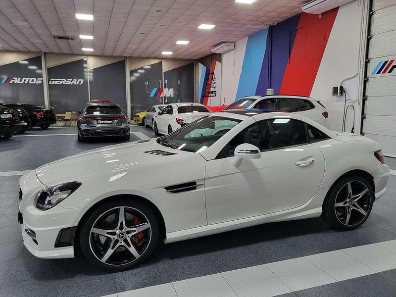 Usado Mercedes SLK200 184 CV (135 kW) 2015 Blanco Descapotable